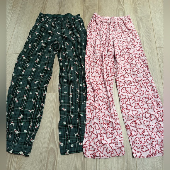 PINK Victoria's Secret Other - VS Pink Holiday Pajama Pants cozy Christmas loungewear TikTok flannel cotton